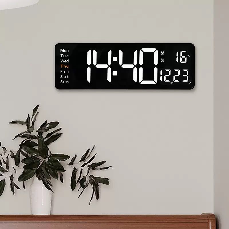 Large 16" Wall Clock with Remote