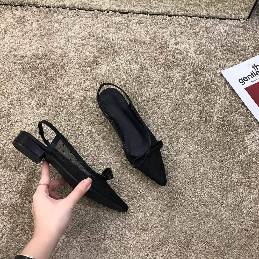 Pointed Slingback Flats